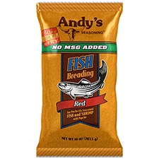 Andys Seasoning Red Fish No MSG Breading 10oz Bag 