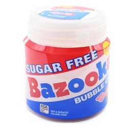 Bazooka Original Sugar Free Bubble Gum To Go Cup 3oz 