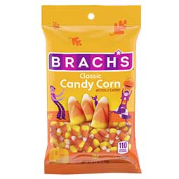 Brachs Halloween Candy Corn 4.2 oz Peg Bag 