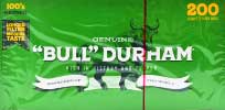 Bull Durham Cigarette Tubes Menthol 100 200ct 