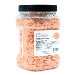 Candy Retailer PEZ Bulk Unwrapped Orange 20oz Jar 