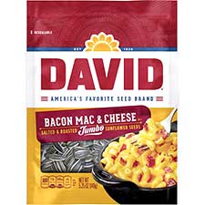 David Jumbo Bacon Mac N Cheese Seeds 5.25oz Bag Expires March 24th 2026
