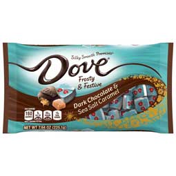 Dove Promises Christmas Dark Chocolate Seasalt Caramel 7.94oz Bag 