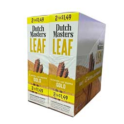Dutch Masters Leaf Gold 30ct 2pk 