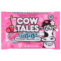 Goetzes Strawberry Smoothie Cow Tale Minis 4oz Bag 