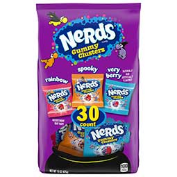 Halloween Nerds Gummy Clusters 30ct Variety Bag 