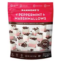 Hammonds Natural Peppermint Marshmallows 4oz Bag 