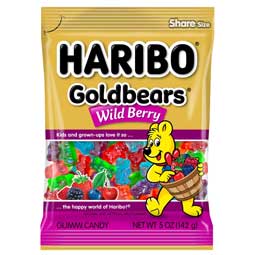 Haribo Goldbears Wild Berry 5oz Bag 