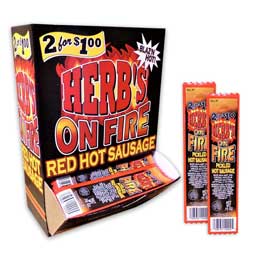 Herbs ON FIRE Red Hot Sausage 50ct 