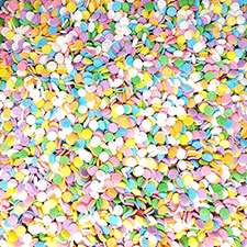 Candy Retailer Easter Pastel Sequin Shaped Confetti Cupcake Sprinkles 4oz 