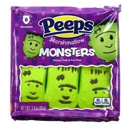 Peeps Marshmallow Monsters 6ct 3oz Box 