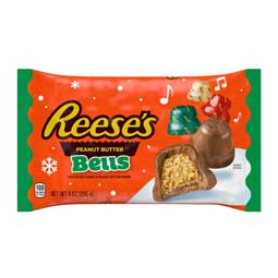 Reeses Christmas Peanut Butter Bells 9oz Bag 