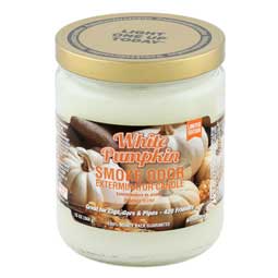 Smoke Odor Exterminator Candle White Pumpkin 