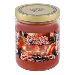 Smoke Odor Exterminator Candle Pumpkin and Waffles 