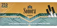 Sonora Cigarette Tubes Menthol King 250ct Box 