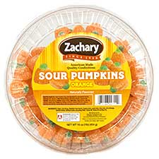 Zachary Sour Jelly Pumpkins 16oz Tub 