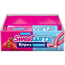 Sweetarts Ropes Strawberry 3.5 oz Share Size 12ct Box 