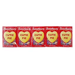 Sweethearts Classic Conversation Hearts 0.9oz Box Pack of 5 