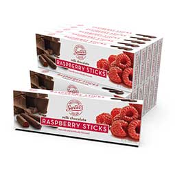 Sweets Chocolate Sticks Milk Chocolate Raspberry Sticks 