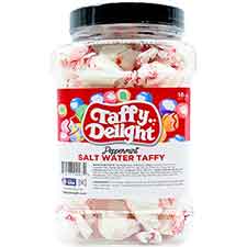 Taffy Delight Peppermint Salt Water Taffy 16oz Jar 