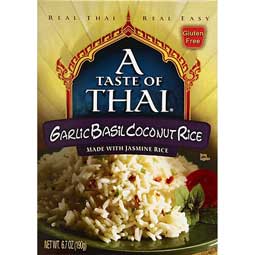 Taste of Thai Garlic Basil Coconut Rice 6.7oz Box 