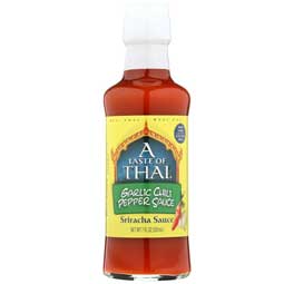 Taste of Thai Garlic Chili Pepper Sauce 7oz Bottle 