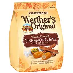 Werthers Original Soft Cinnamon Creme Caramels 7.4oz Bag 