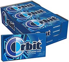 Wrigleys Orbit Peppermint Sugarfree 14 ct 15 pk 