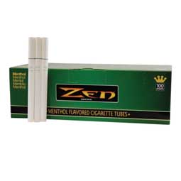 Zen Cigarette Tubes Menthol 100s 200ct Box 