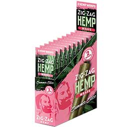 Zig Zag Hemp Wraps Summer Slice 25 Packs of 2 