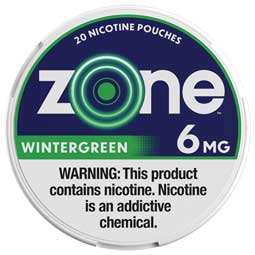 Zone Nicotine Pouches Wintergreen 6mg 5ct 