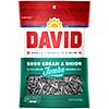 David Jumbo Sour Cream N Onion Sunflower Seeds 5.25oz Bag Expires July 21st 2026