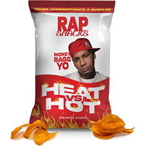 RAP SNACKS Money Bagg Yo Heat vs Hot 2.5oz Bag 