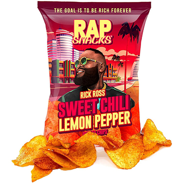 RAP SNACKS Rick Ross Sweet Chili Lemon Pepper 2.5oz Bag 