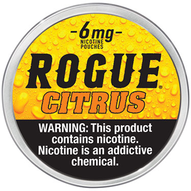 ROGUE Nicotine Pouches Citrus 6mg 5ct 