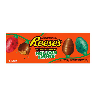 Reeses Peanut Butter Holiday Lights 4.8oz Box 