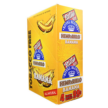 Royal Blunts Hemparillos Wraps Banana 15Ct 