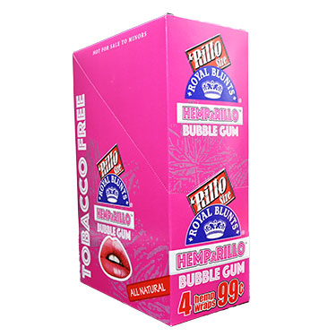 Royal Blunts Hemparillos Wraps Bubble Gum 15Ct 