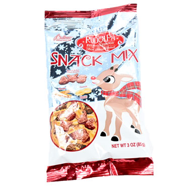 Rudolph Snack Mix 3oz Bag 