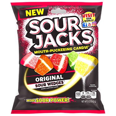 Sour Jacks Original Sour Wedges 5oz Bag 