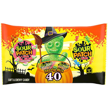 Sour Patch Kids Halloween Treat Size 40ct Bag 