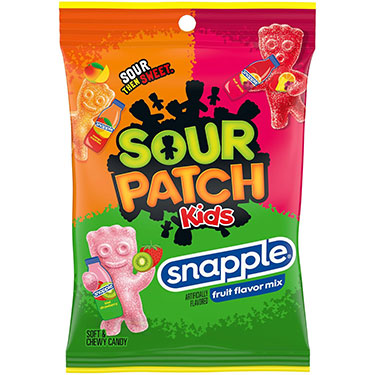 Sour Patch Kids Snapple Assorted 8.02oz Bag 