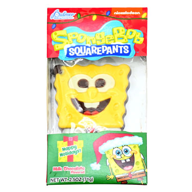 Spongebob Squarepants Solid Milk Chocolate 2.5oz Box 