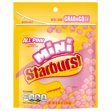 Starburst All Pink Minis 8oz Pouch 