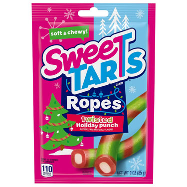 Sweetarts Holiday Ropes 3oz Bag 