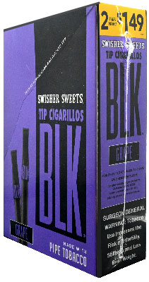 Swisher Sweets BLK Grape Tip Cigarillos 15ct 