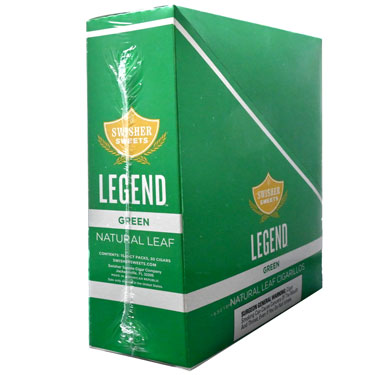 Swisher Sweets Legend Cigarillos Green 15 Packs of 2 