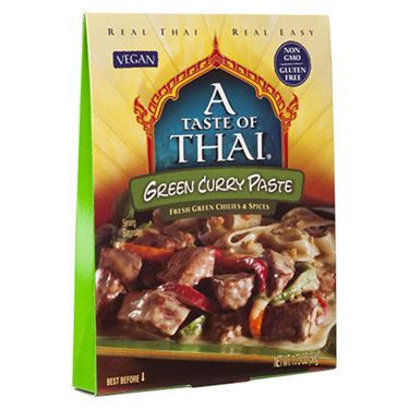 Taste of Thai Green Curry Paste 1.75oz Box 