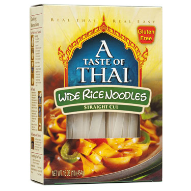 Taste of Thai Wide Rice Noodles 1lb 