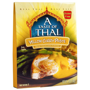 Taste of Thai Yellow Curry Paste 1.75oz Box 